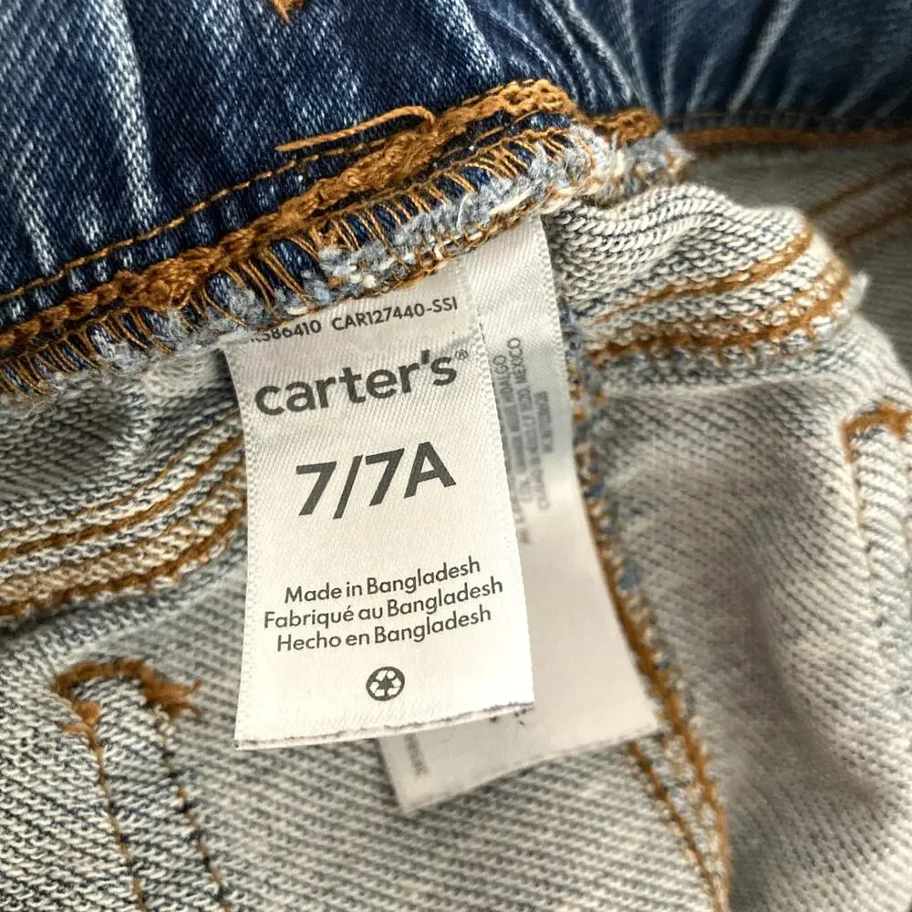 Carter's Pull On Denim Joggers 7